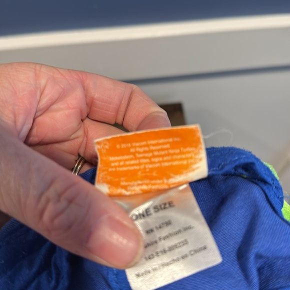 Teenage Mutant Ninja Turtles Youth Hat, Adjustable velcro back, Nickelodeon 2016 - Picture 5 of 9